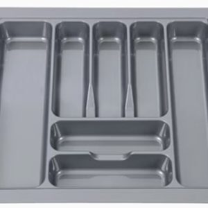 Bandeja porta cubiertos - Gris
