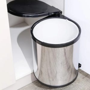 Tacho abatible acero inox. 8 y 14 litros